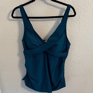 NWOT Teal swim tankini set
